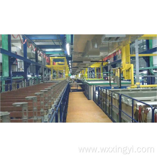 Metal surface treatment production line copper plating line